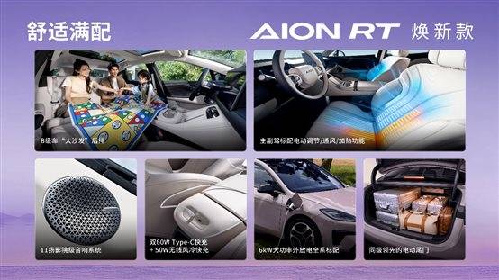 万起AION RT焕新款重构纯电家轿价值标杆凯发首页登录650km续航+宁德直保 998(图7)